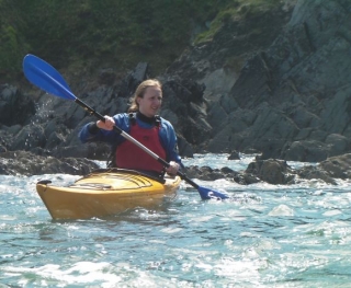 kayak de mar en el 64 